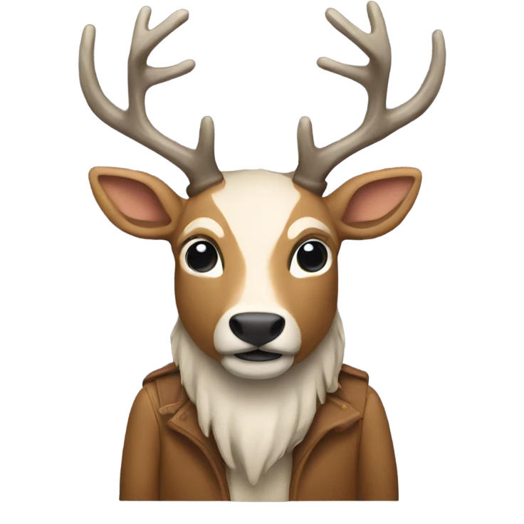 Create a stag  emoji
