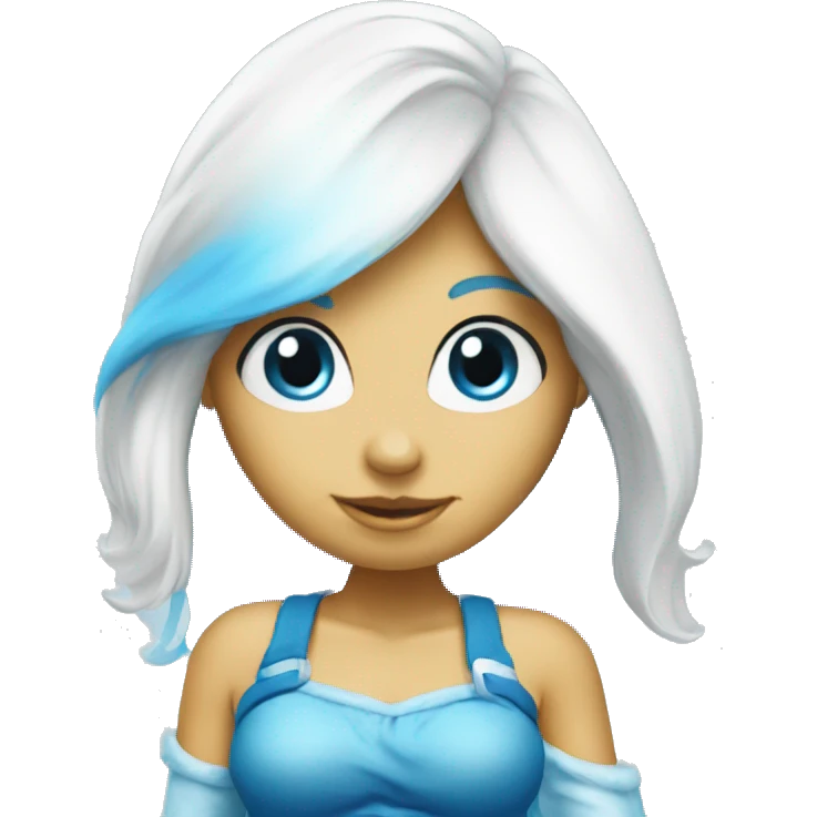 Smurfette emoji