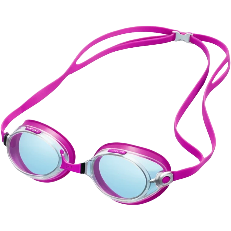 Speedo vanquisher swim goggles pink emoji