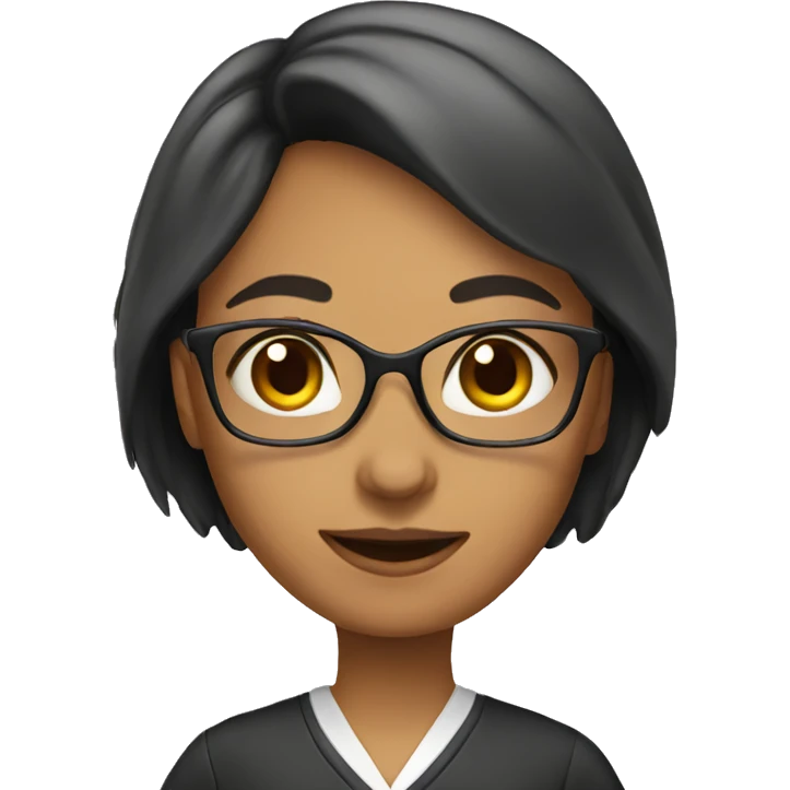 Cute teacher girl  emoji