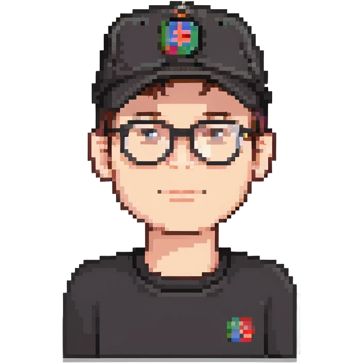 guy in glasses and a black cap emoji