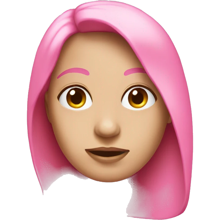 Pink emoji