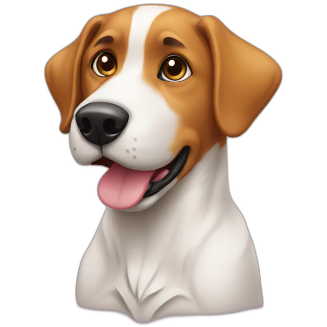 Chat jouant avec un chien emoji