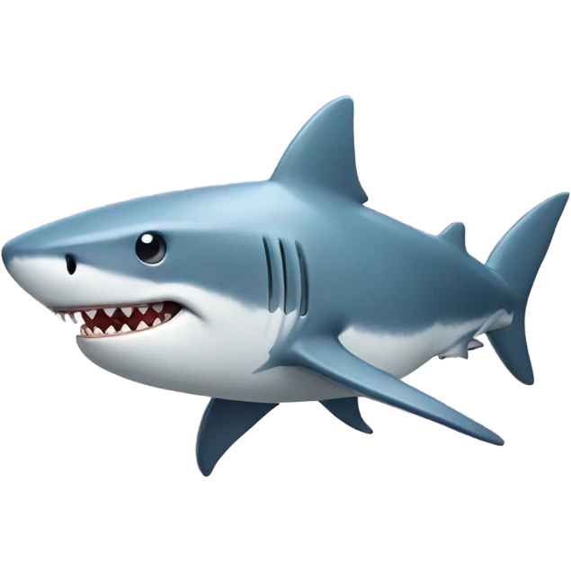 Shark with phone  emoji