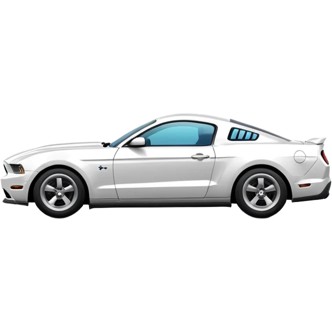 White Mustang  emoji