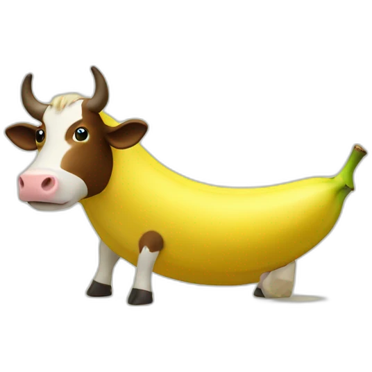 banana cow emoji