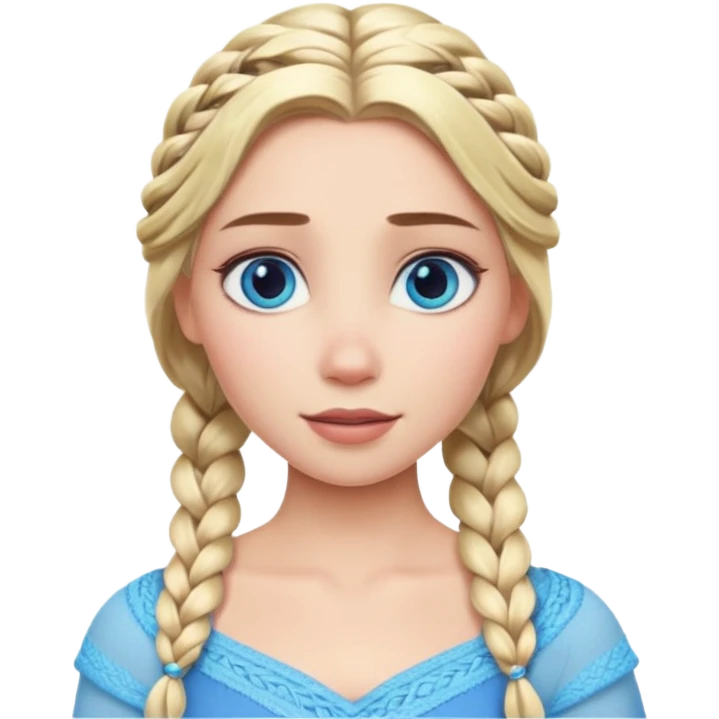 elsa frozen emoji