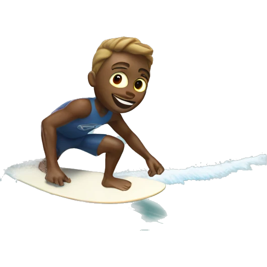 Surfer on the wave  emoji