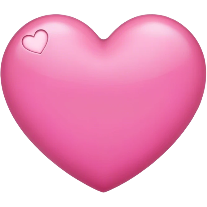 Pink heart emoji