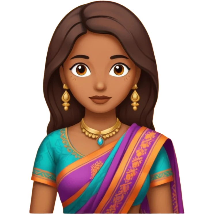 indian saree emoji