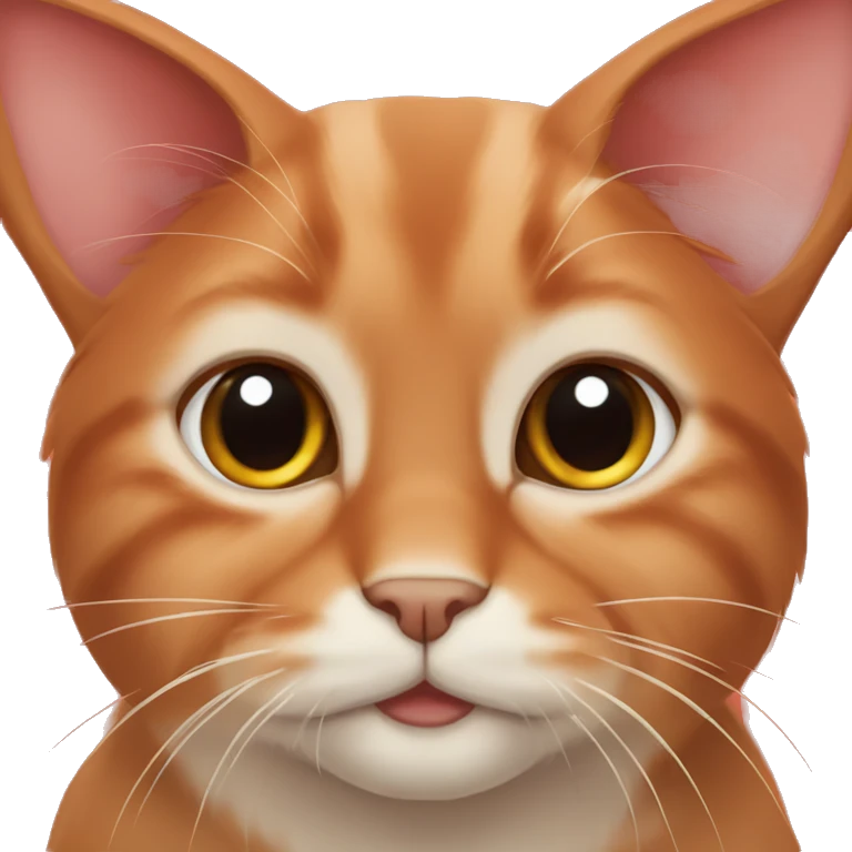 red lop-eared cat emoji