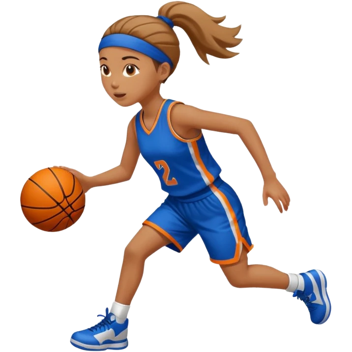 basketball playing girl emoji