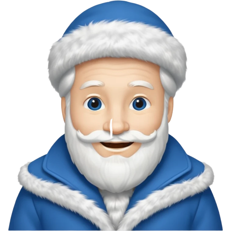 Ded Moroz blau emoji