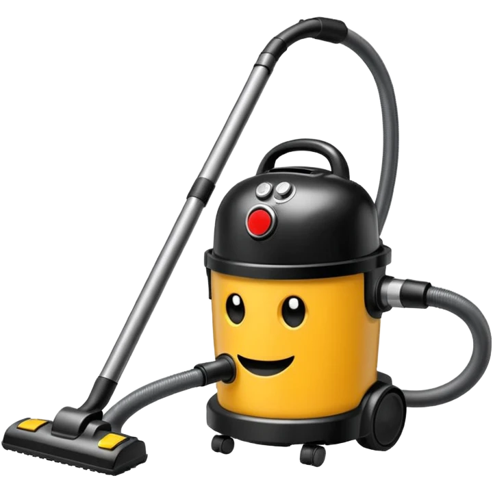 charred burning vacuum cleaner emoji