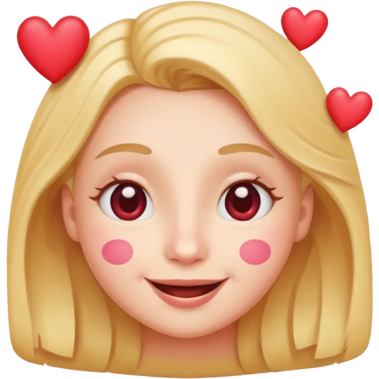 smiling face with hearts, eyes open emoji