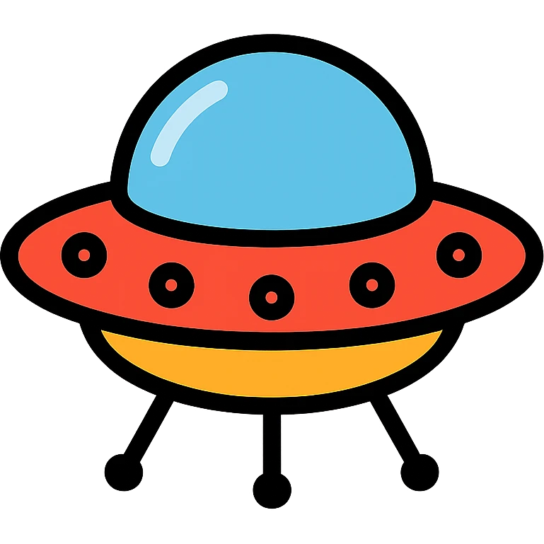A UFO emoji