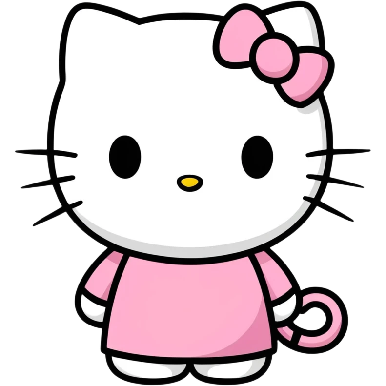 sad hello kitty emoji