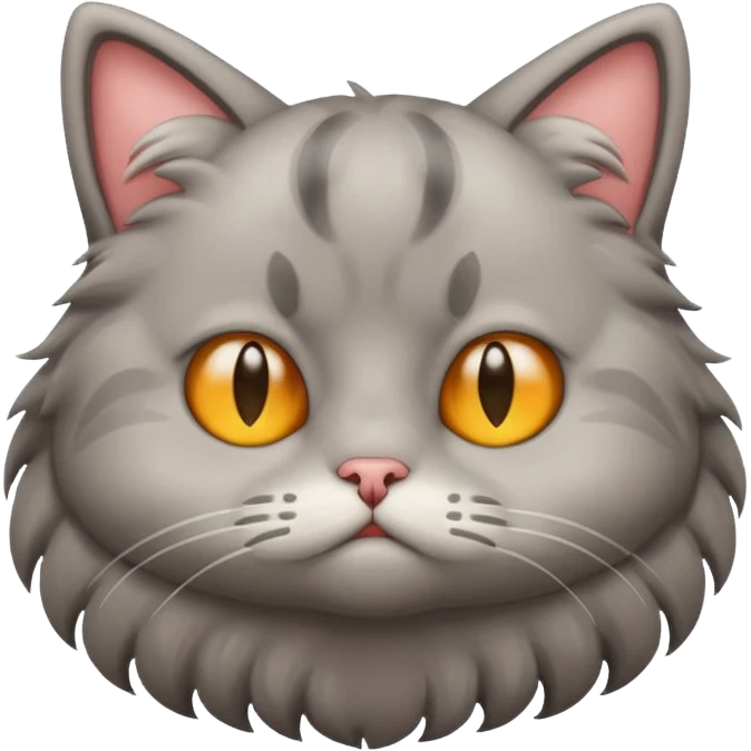 Sad Cat farting emoji