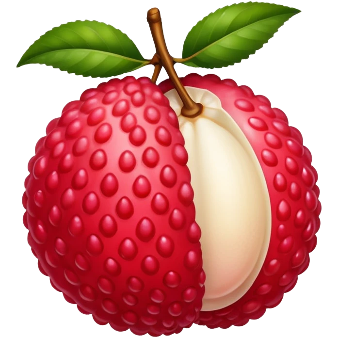 Lychee emoji