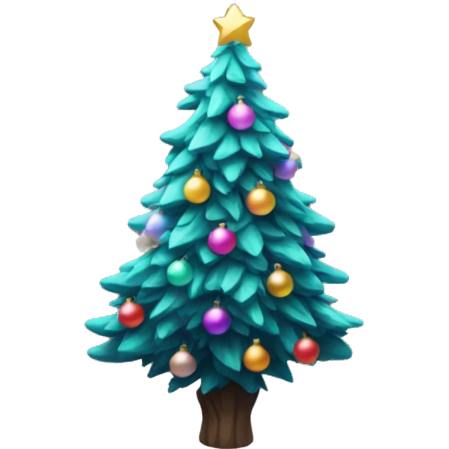 Aesthetic Christmas tree  emoji