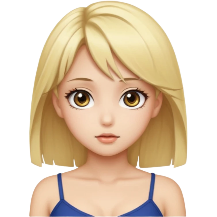 ANIME BLODE GIRL SEXY HOT emoji