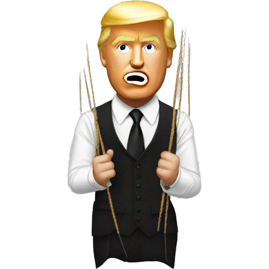 Strings visible  Marionette trump emoji