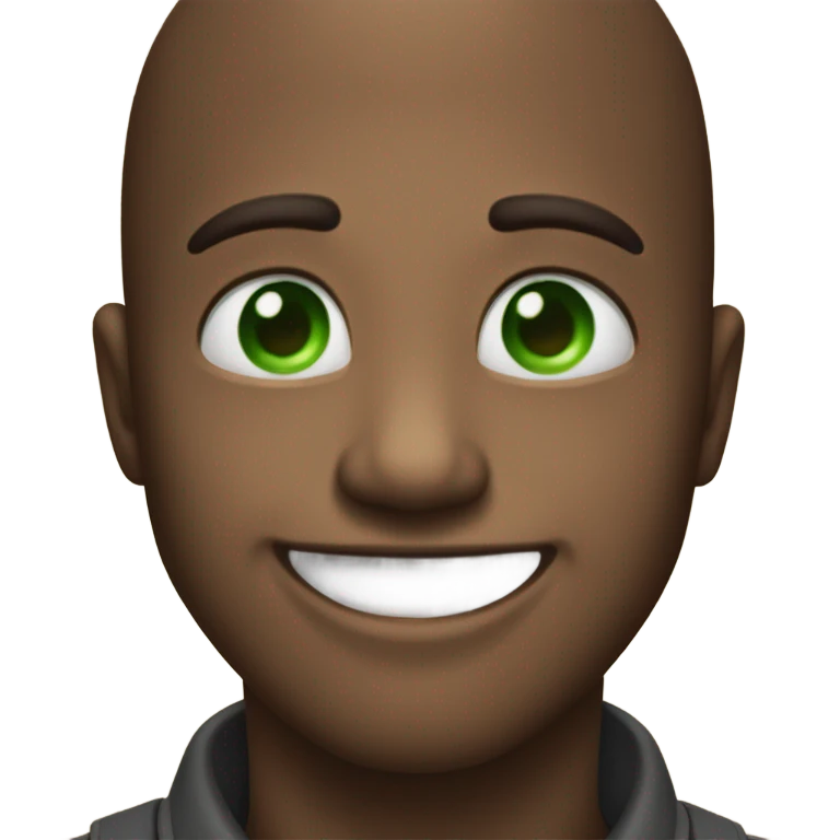 😍 this smiling face but with green heart shaped eyes emoji