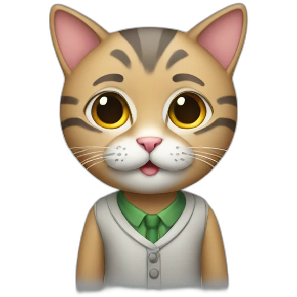 Cat teacher emoji
