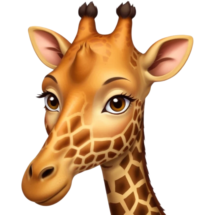 Woman with a giraffe neck  emoji