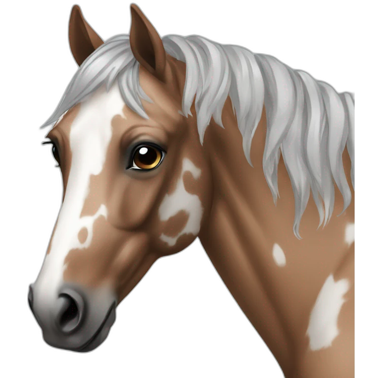 Appaloosa horse emoji