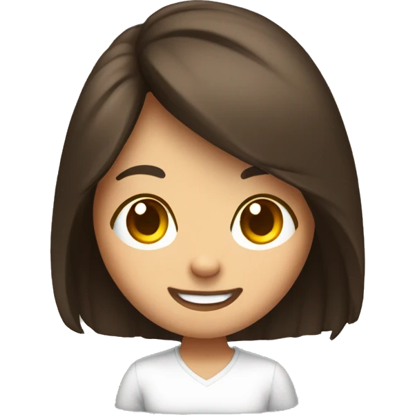 brunette girl de óculos redondo dormindo dando um leve sorriso emoji