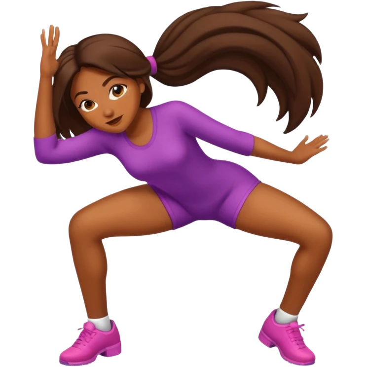 Twerk atan kız emoji
