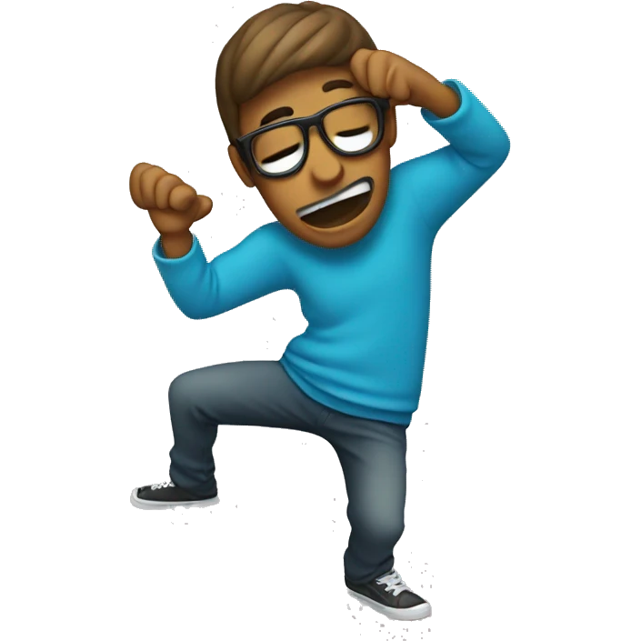 Person dabbing emoji