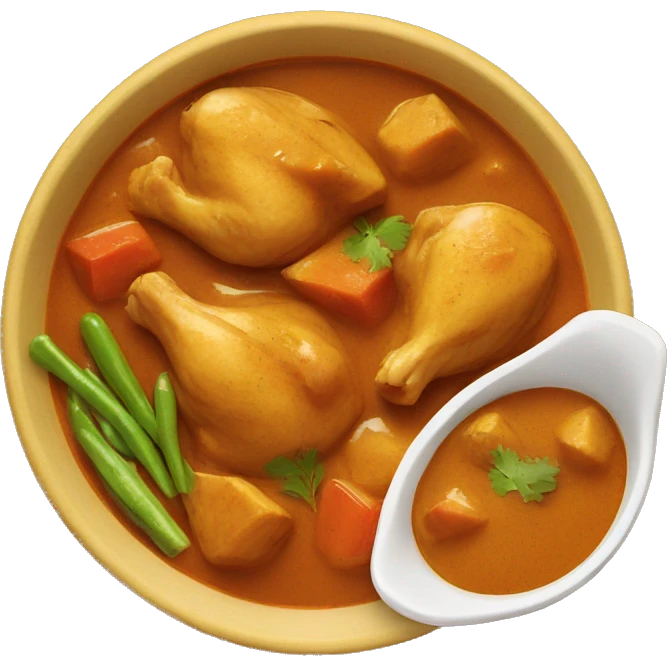 Chicken  curry  emoji