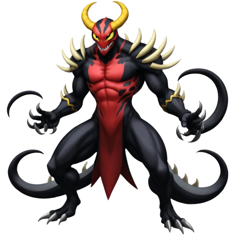 Venom-Giratina-Darkrai-fusion, full body emoji