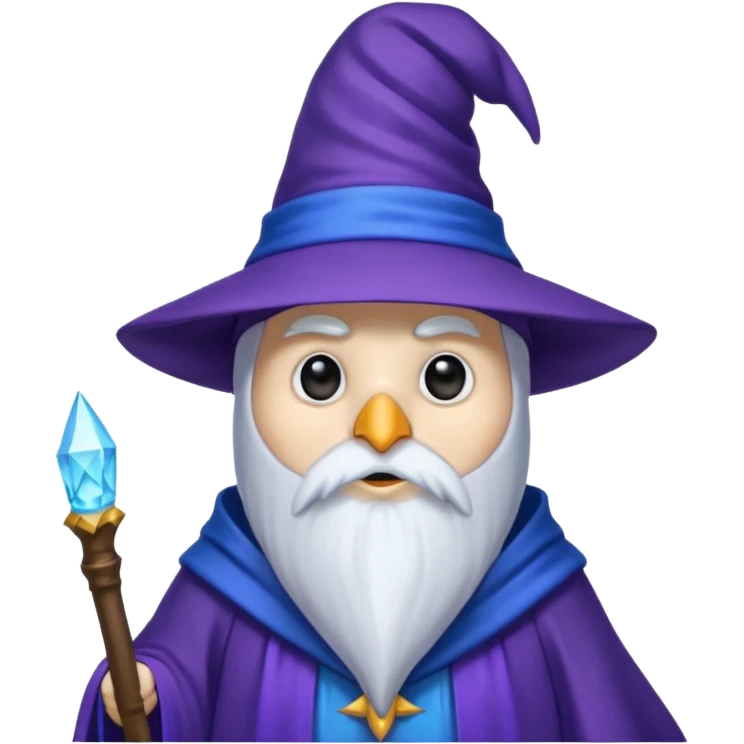 Penguin Wizard emoji