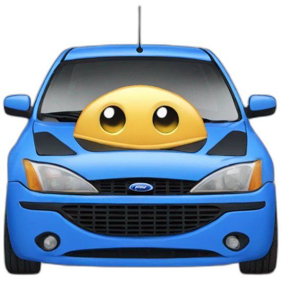 car ford focus 1999 in blue honolulu five doors emoji
