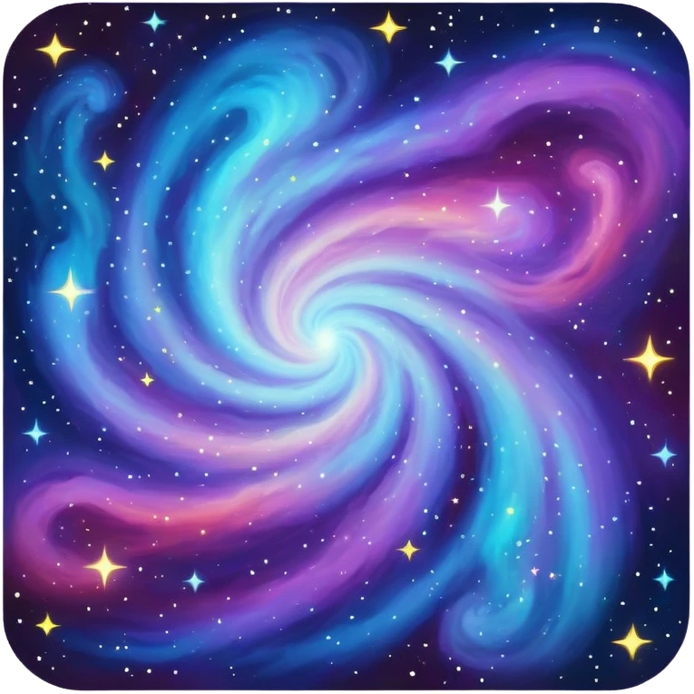 nebula with stars emoji