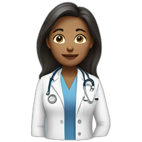 woman doctor emoji