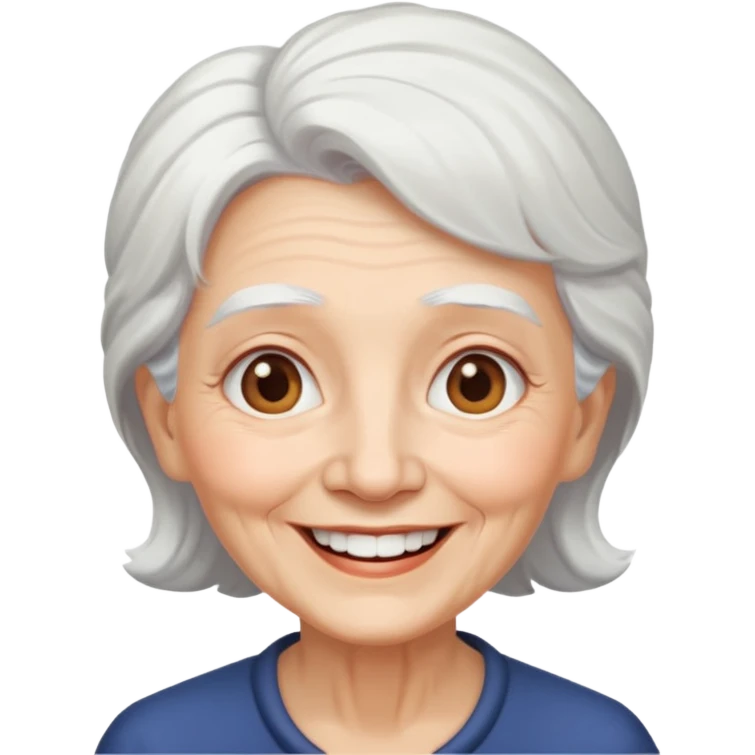 old lady retire emoji
