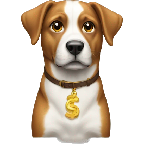 Investment dog emoji