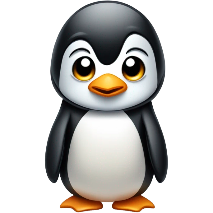 Sad crying penguin emoji