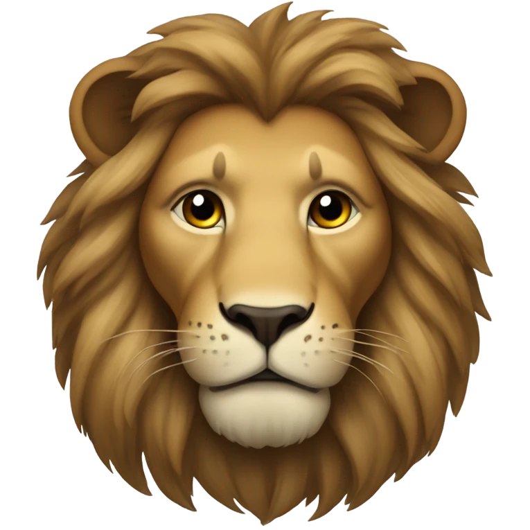 Lion with cross emoji