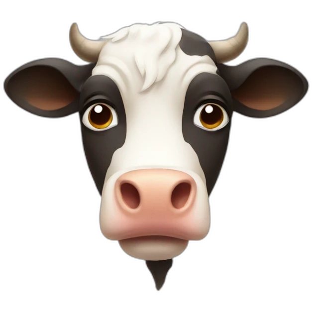 Sad cow  emoji