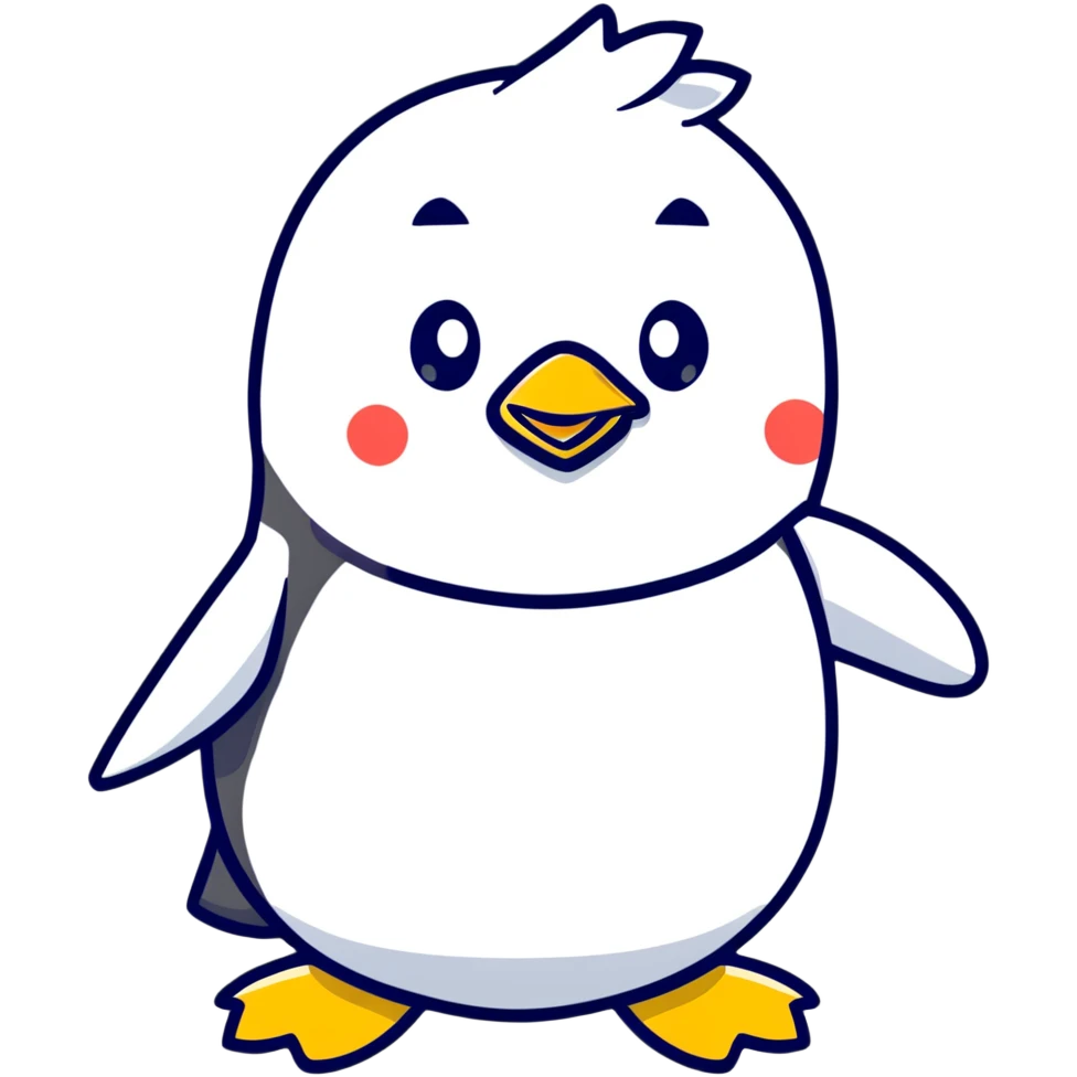 penguin giving thumbs down emoji