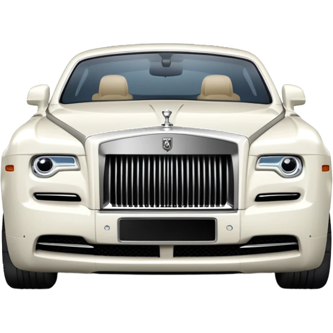 White Rolls Royce emoji
