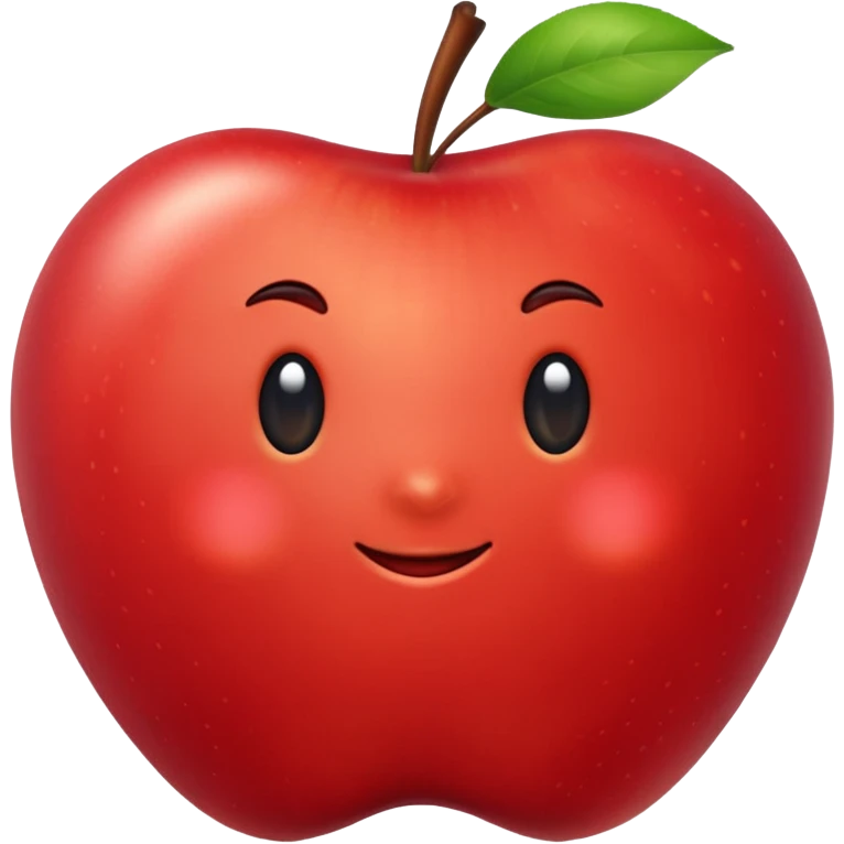 red apple emoji