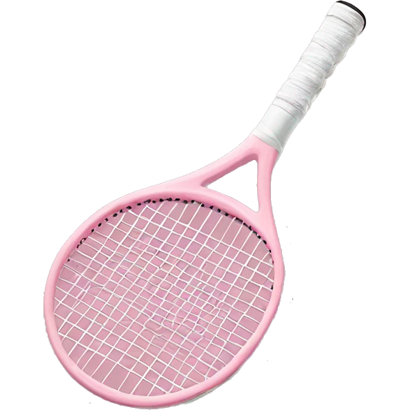 Light pink tennis racket emoji