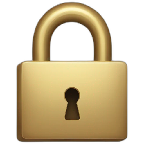 Lock emoji