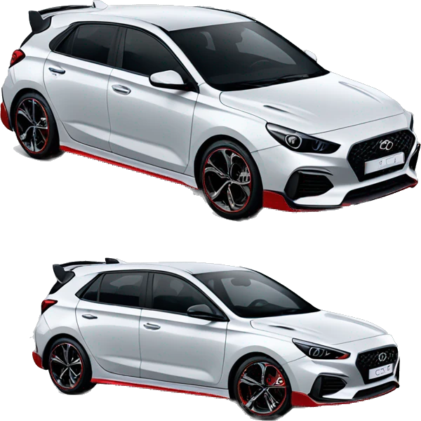 hyundai i30n line red emoji